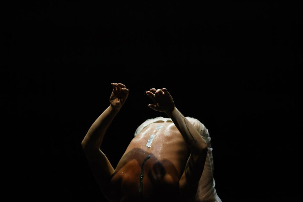 Encarnación, de Flow Kountouriotis no SP Transvisão 2026. (27/01/2026). | Foto: Clara Silva.