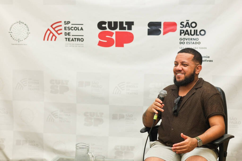 Palestra com Daniel Veiga no SP Transvisão 2026. (29/01/2026). | Foto: Clara Silva.