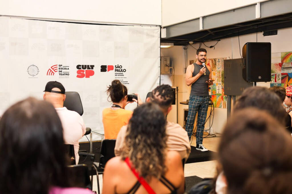 Palestra com Fabia Mirassos no SP Transvisão 2026. (28/01/2026). | Foto: Clara Silva.