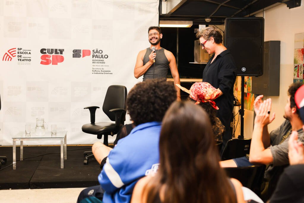 Palestra com Fabia Mirassos no SP Transvisão 2026. (28/01/2026). | Foto: Clara Silva.