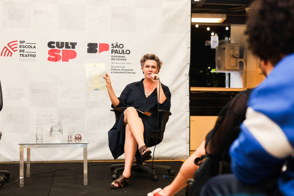 Palestra com Fabia Mirassos no SP Transvisão 2026. (28/01/2026). | Foto: Clara Silva.