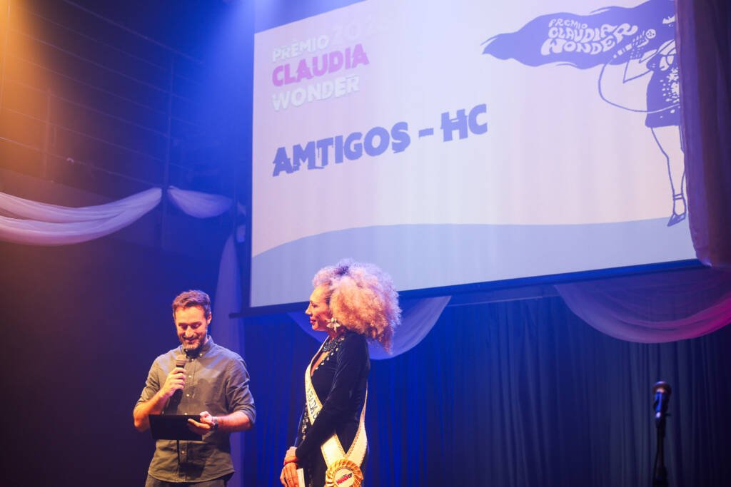 Abertura SP Transvisão 2026 com a premiação Claudia Wonder. (26/01/2026). | Foto: Clara Silva.