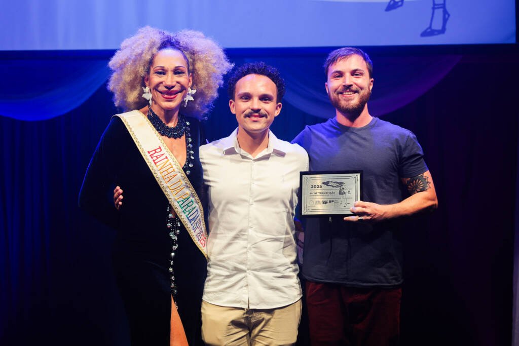 Abertura SP Transvisão 2026 com a premiação Claudia Wonder. (26/01/2026). | Foto: Clara Silva.