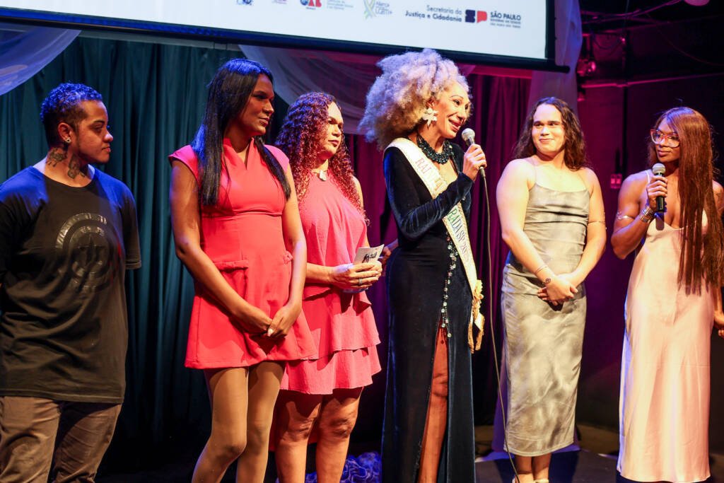 Abertura SP Transvisão 2026 com a premiação Claudia Wonder. (26/01/2026). | Foto: Clara Silva.