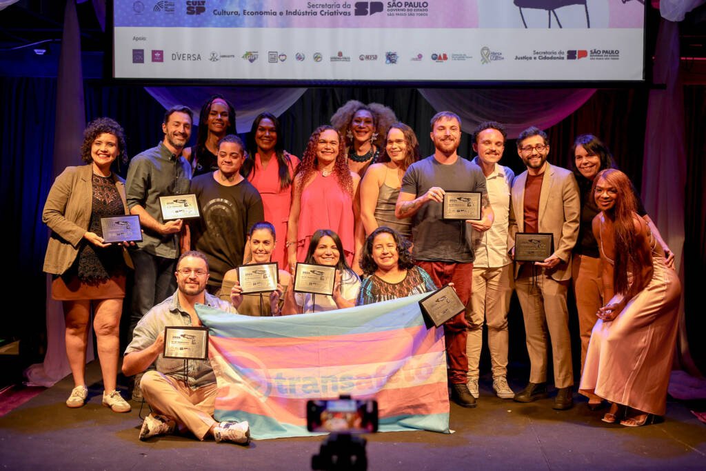 Abertura SP Transvisão 2026 com a premiação Claudia Wonder. (26/01/2026). | Foto: Clara Silva.
