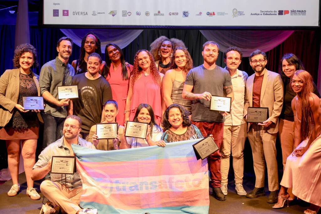 Abertura SP Transvisão 2026 com a premiação Claudia Wonder. (26/01/2026). | Foto: Clara Silva.