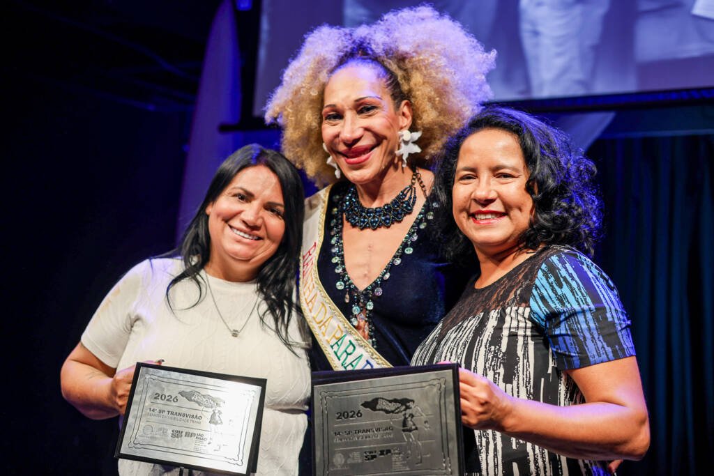 Abertura SP Transvisão 2026 com a premiação Claudia Wonder. (26/01/2026). | Foto: Clara Silva.