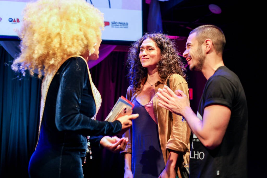 Abertura SP Transvisão 2026 com a premiação Claudia Wonder. (26/01/2026). | Foto: Clara Silva.