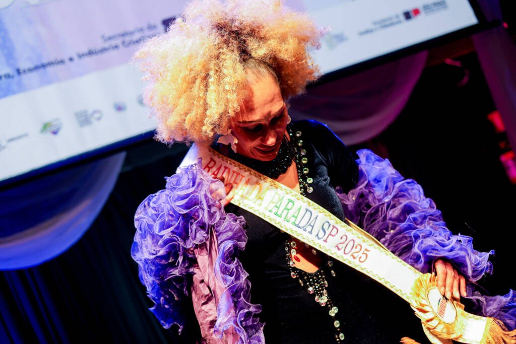 Abertura SP Transvisão 2026 com a premiação Claudia Wonder. (26/01/2026). | Foto: Clara Silva.