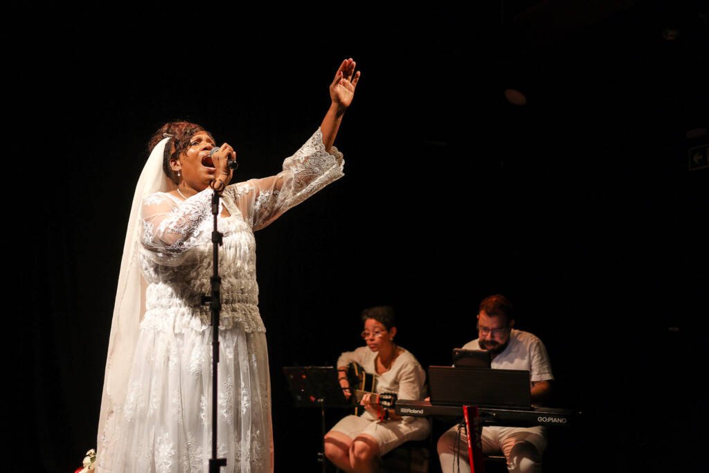 Ensaio aberto Todas Elas Em Mim, de Clodd Dias no SP Transvisão 2026. (28/01/2026). | Foto: Clara Silva.