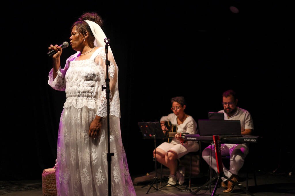 Ensaio aberto Todas Elas Em Mim, de Clodd Dias no SP Transvisão 2026. (28/01/2026). | Foto: Clara Silva.