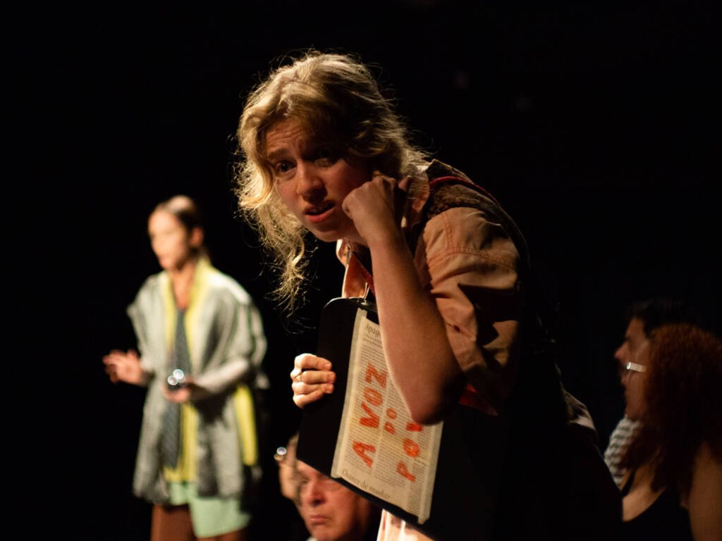 Primeiro dia das Microcenas do primeiro semestre de 2026. "INIMIGO DOS RIOS". | Foto: Clara Silva