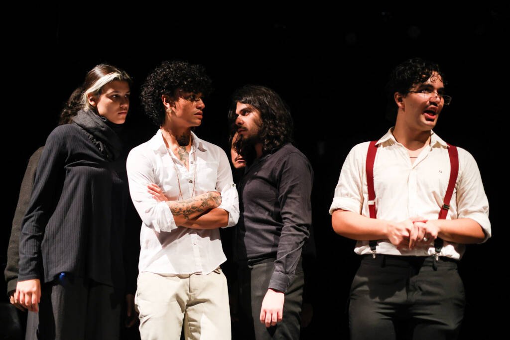 Primeiro dia das Microcenas do primeiro semestre de 2026. "NÃO HÁ OUTRA OPÇÃO". | Foto: Clara Silva