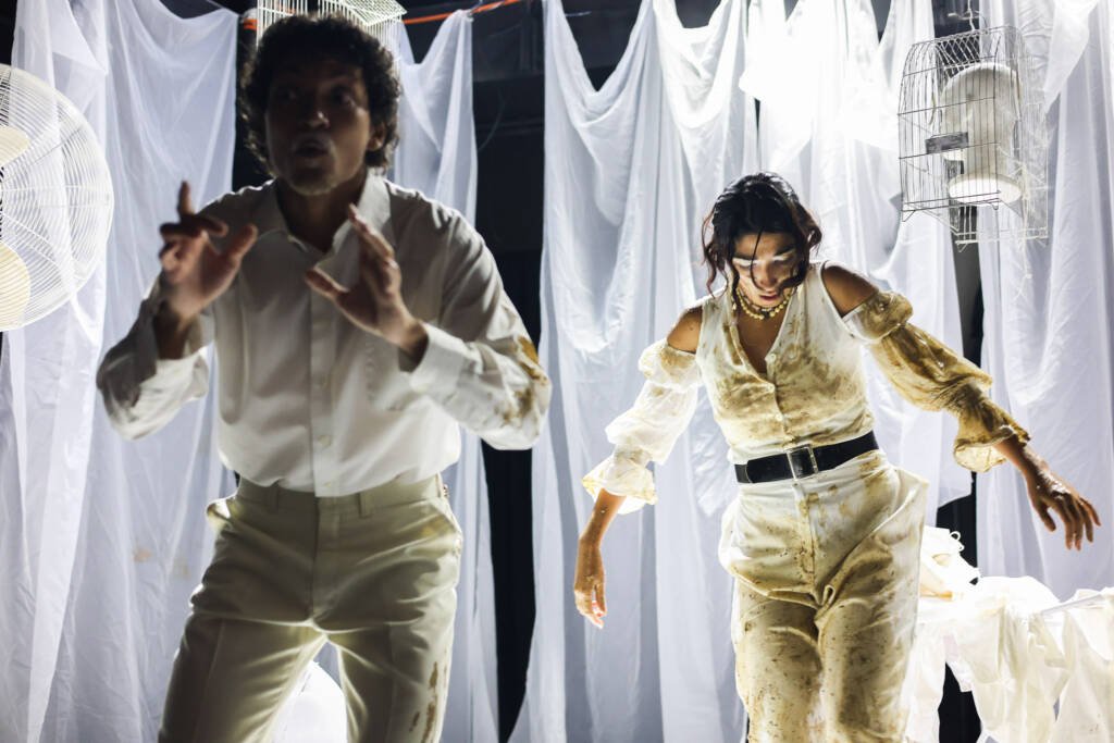 Primeiro dia das Microcenas do primeiro semestre de 2026. "O HOMEM MAIS FORTE ESTÁ SOZINHO". | Foto: Clara Silva