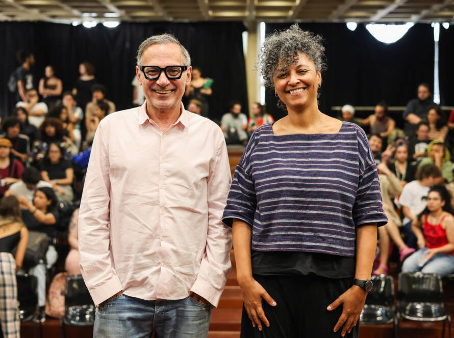 Recepção da nova Coordenadora Pedagógica da SP Escola de Teatro. (03/03/2026) | Foto: Clara Silva.