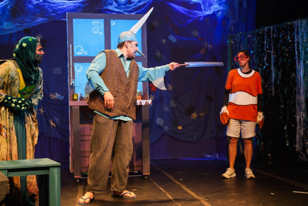 Experimento II do grupo N6 Verde, do primeiro semestre de 2026, na SP Escola de Teatro. | Foto: Clara Silva.