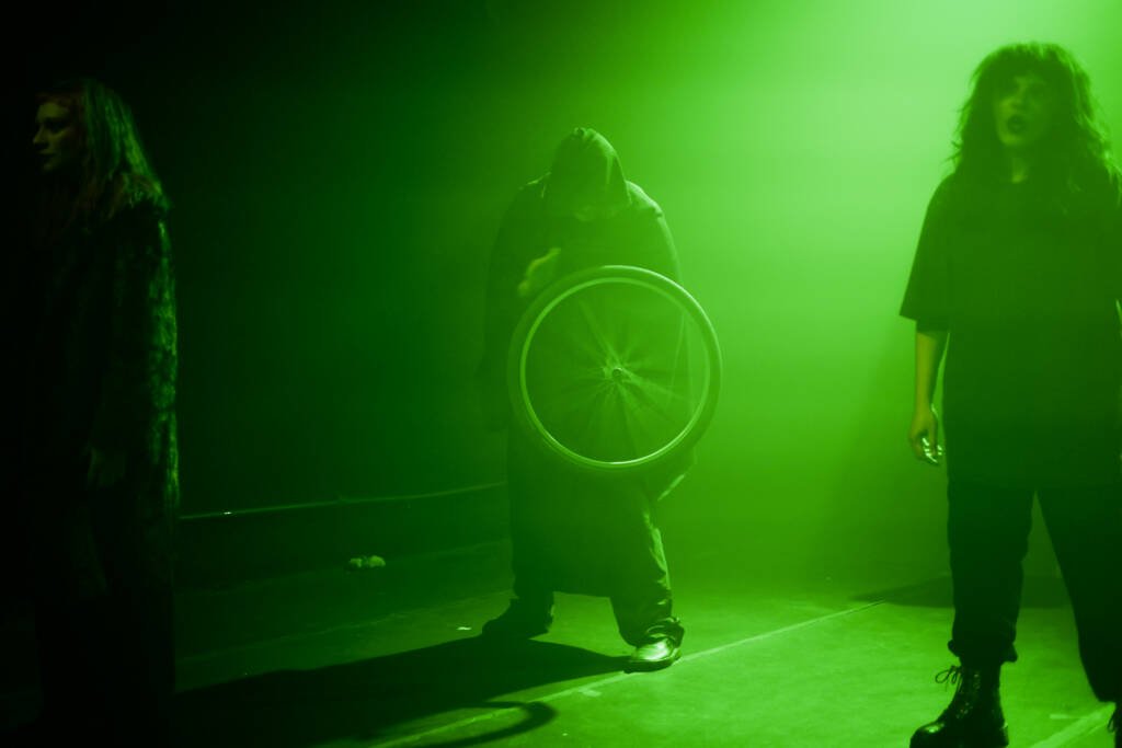 Residência "Rapsódia-Guarujà" na Unidade Roosevelt da SP Escola de Teatro. (8/4/2026) | Foto: Clara Silva