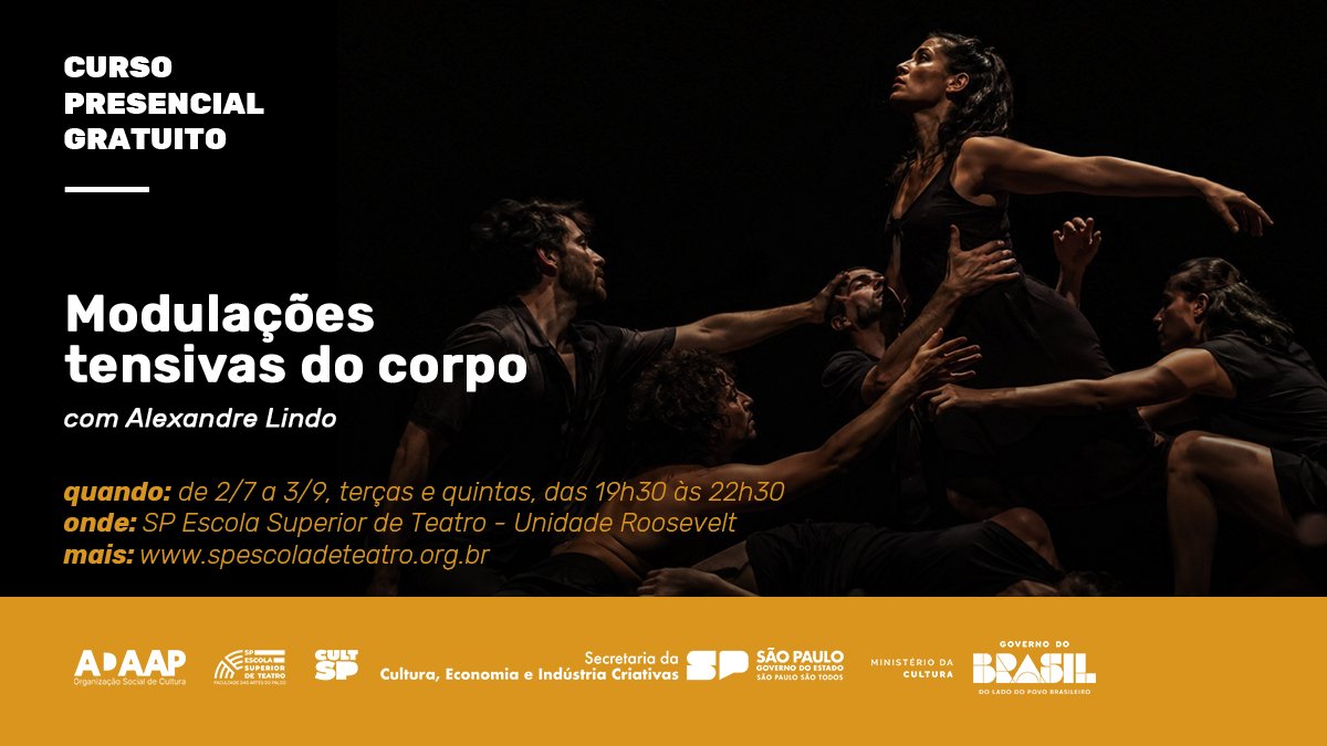 Curso Presencial e Gratuito | Modulações tensivas do corpo