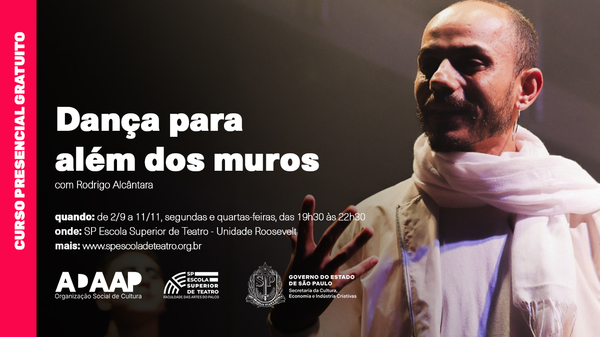 Curso Presencial e Gratuito | Dança para além dos muros